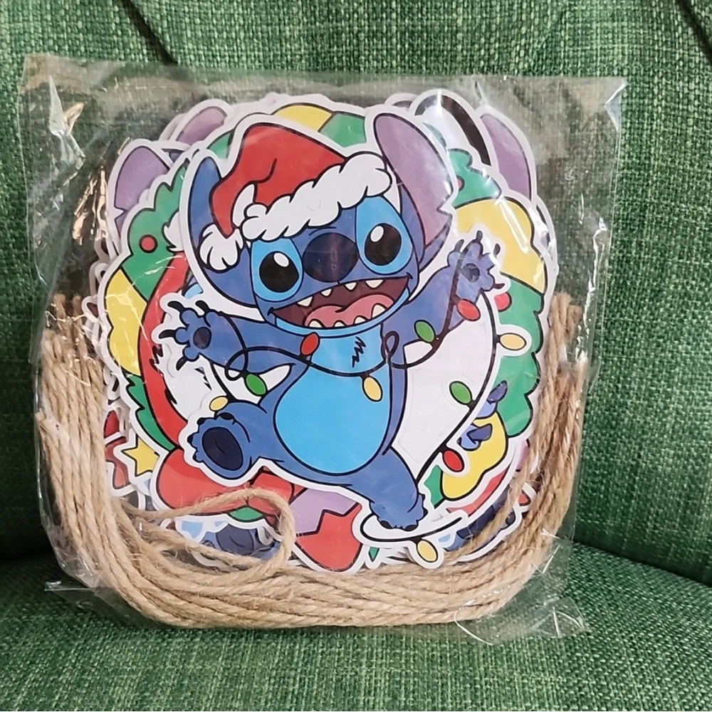 Stitch 24pc Holiday Ornaments
